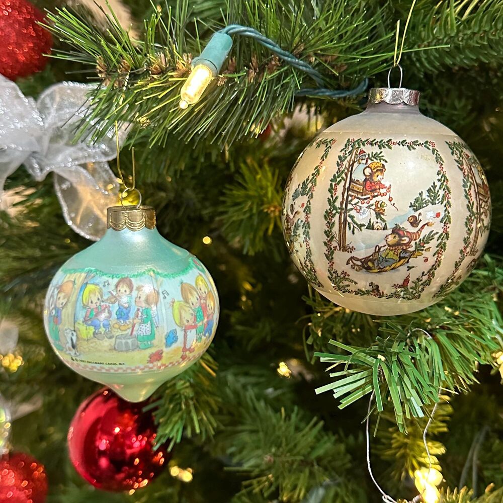 Hallmark Holly Mouse & Betsy’s Country Christmas Keepsake Ornaments - Nostalgic